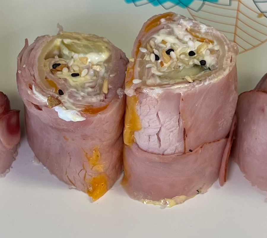 Baked Ham and Pickle Melts