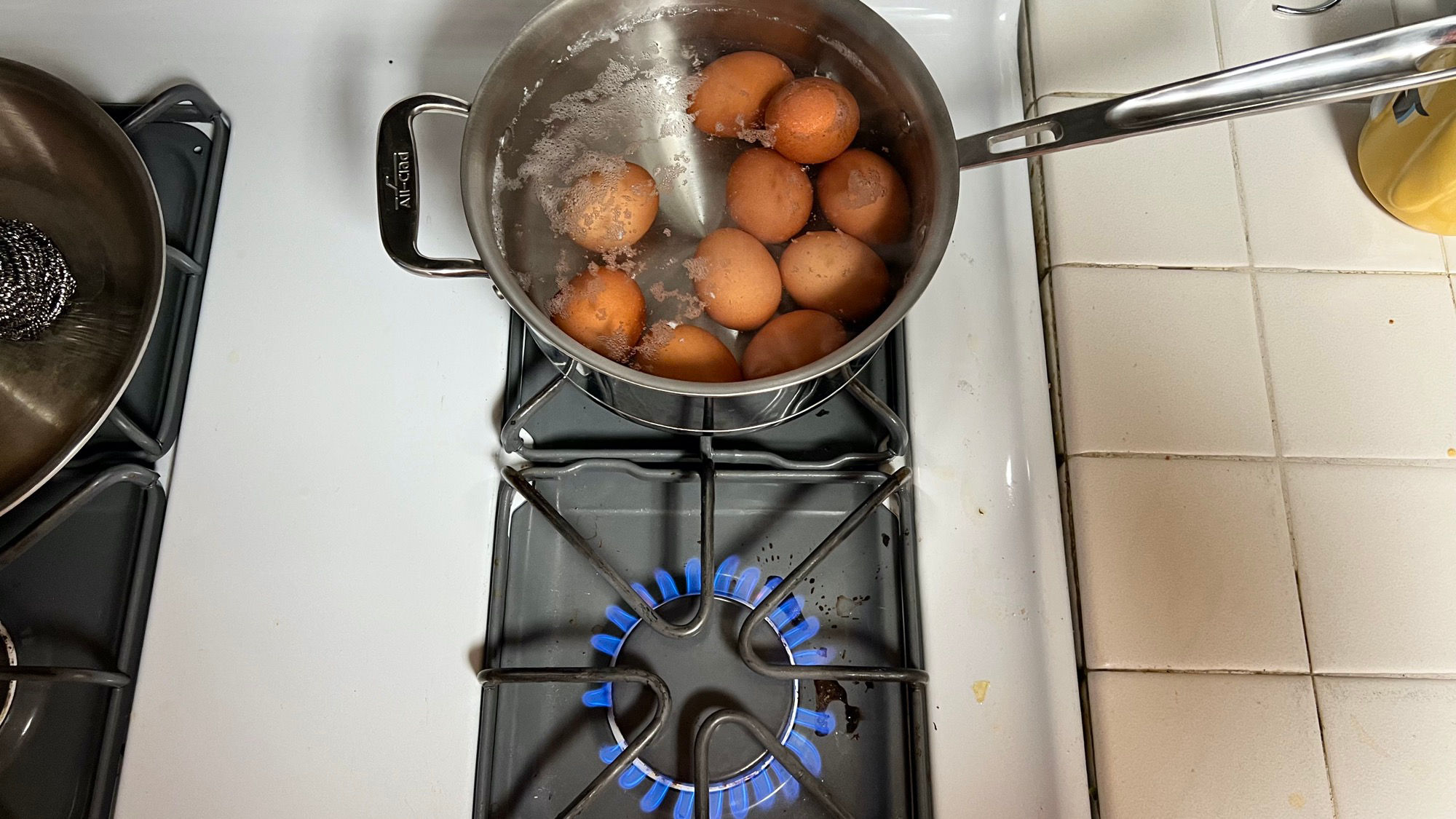 Hard Boiled Eggs Move off Burner