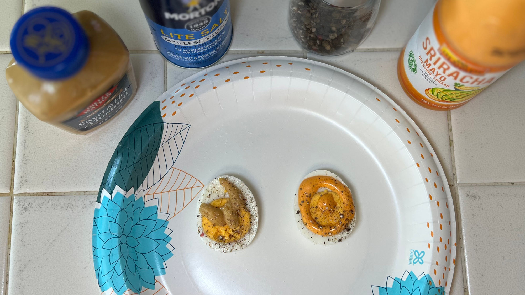 Hard Boiled Eggs Sweet Hot Mustard