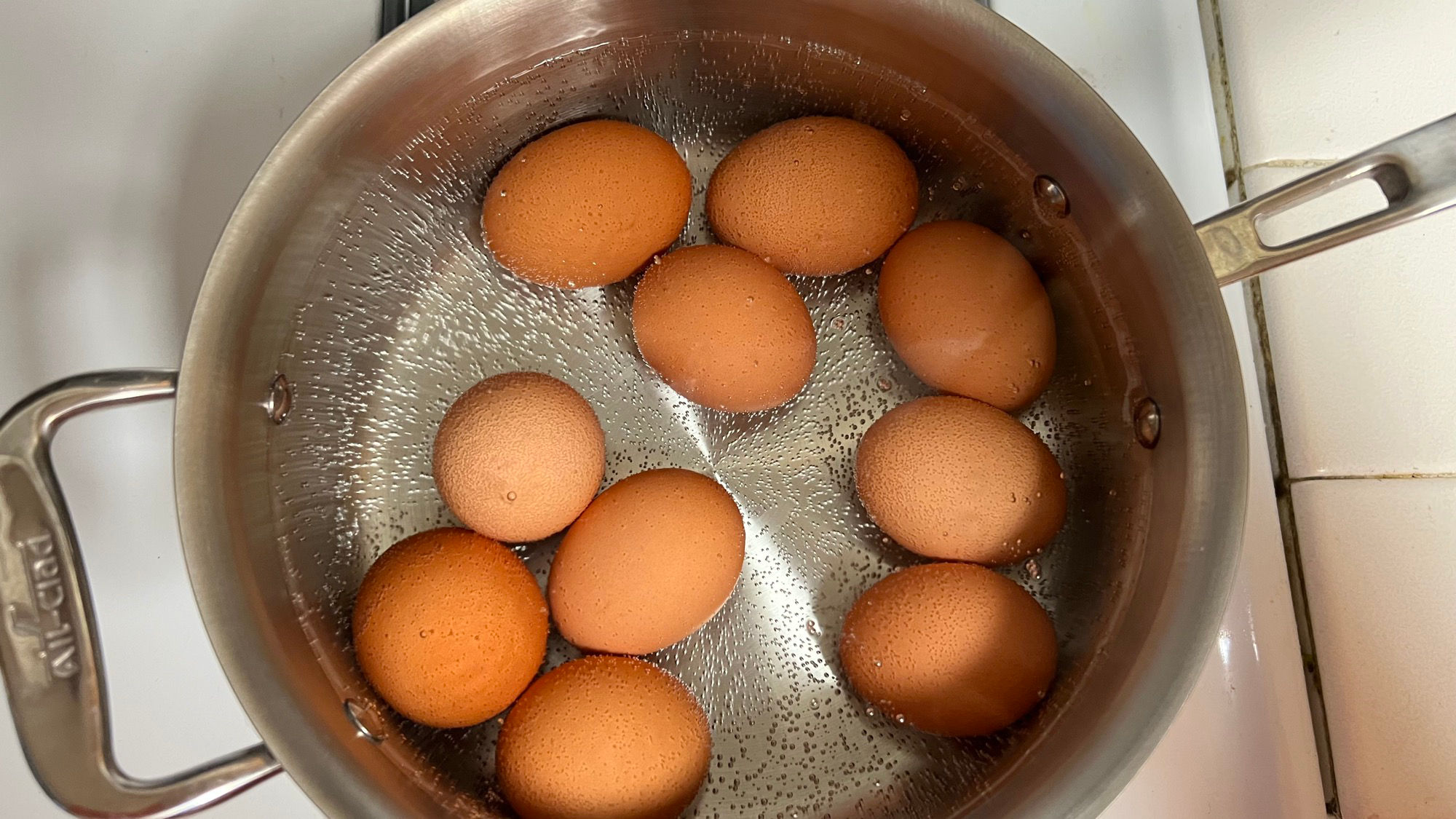 Hard Boiled Eggs Wait for Boil