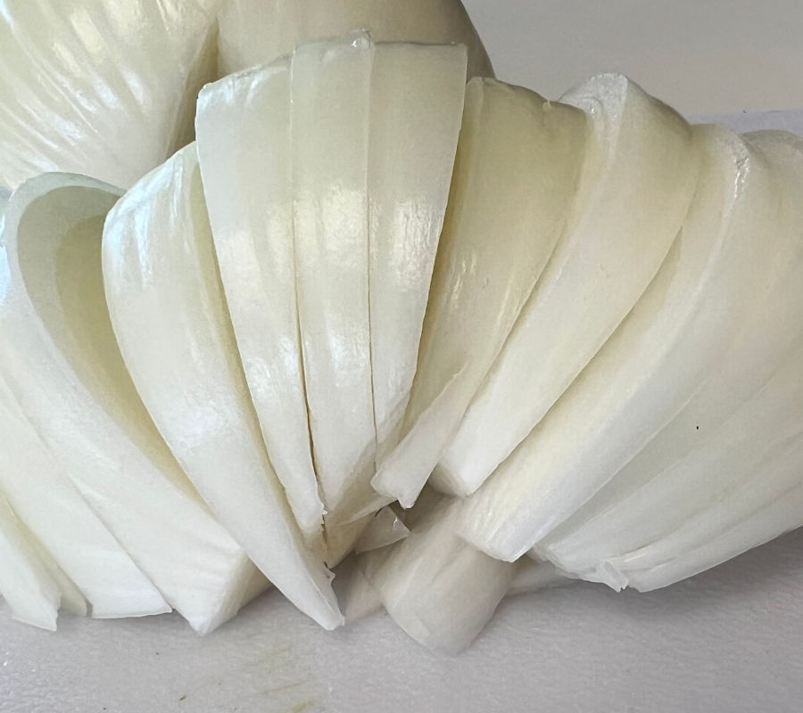 Slice an Onion to Caramelize