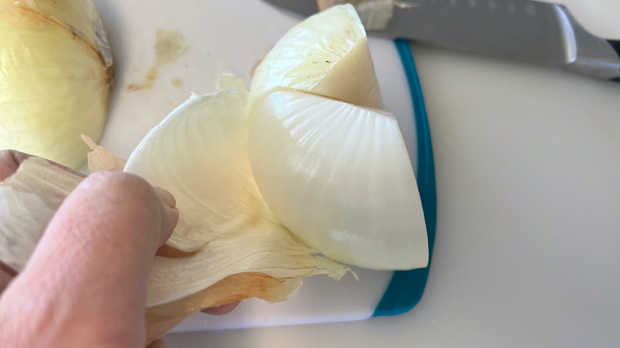 Peel How to Slice an Onion Peel
