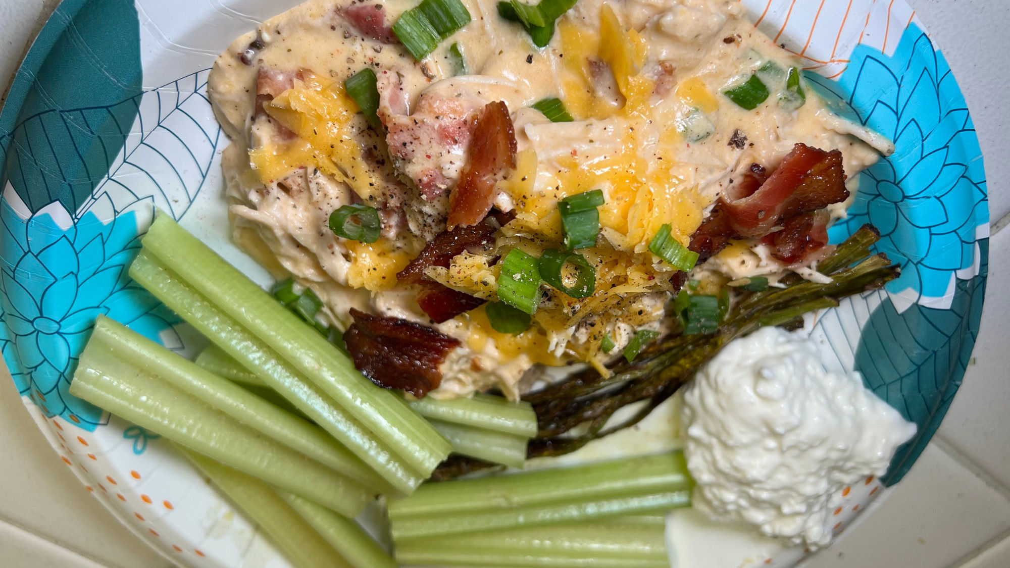 Keto Crack Chicken Dinner