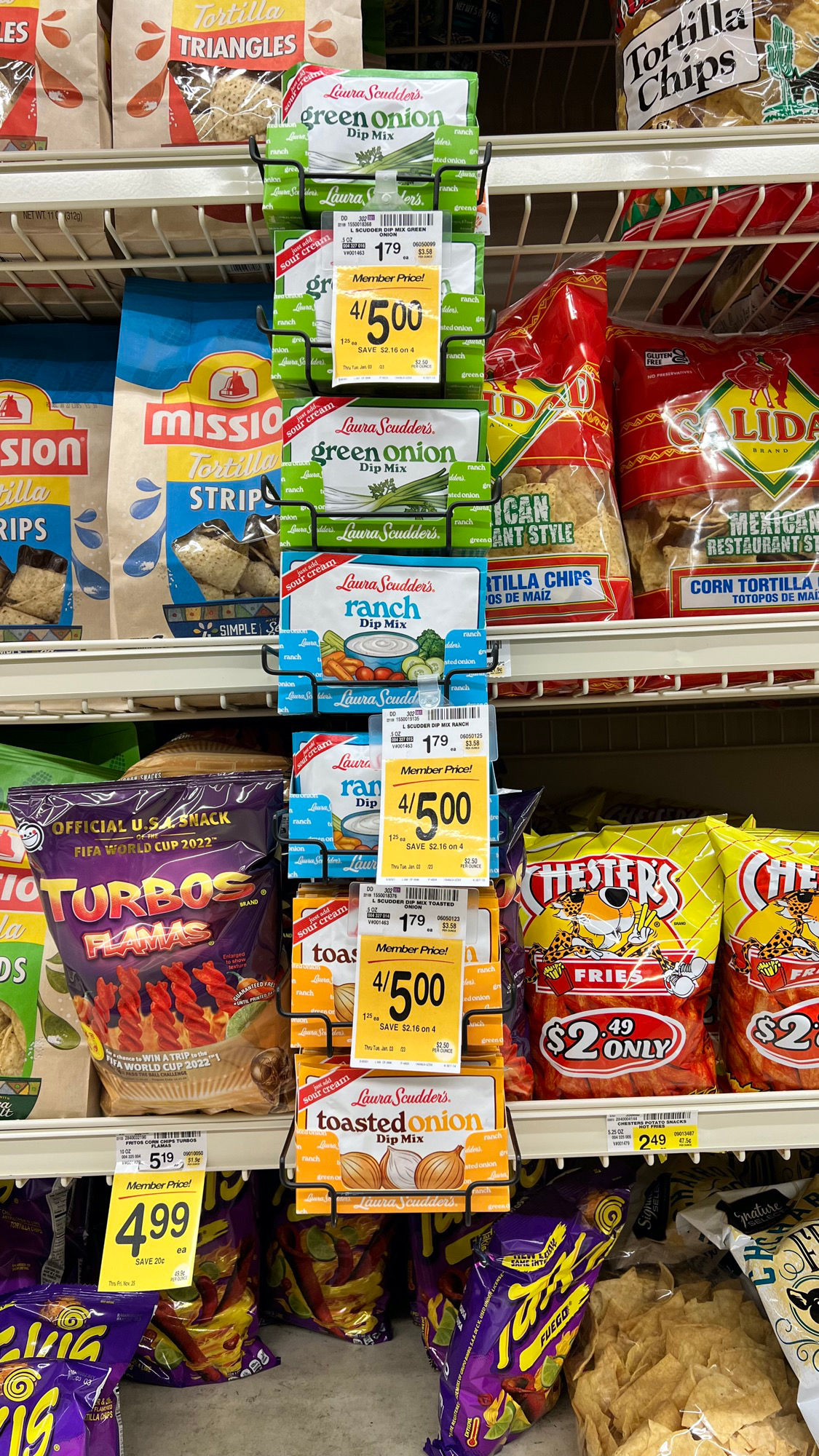 Laura Scudder's Potato Chip Isle