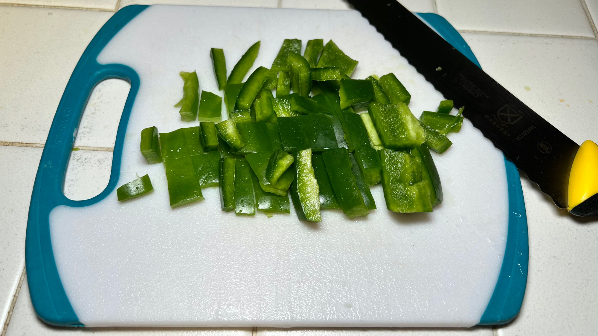 Chop Bell Pepper Low Carb Chili Chop up Bell Pepper