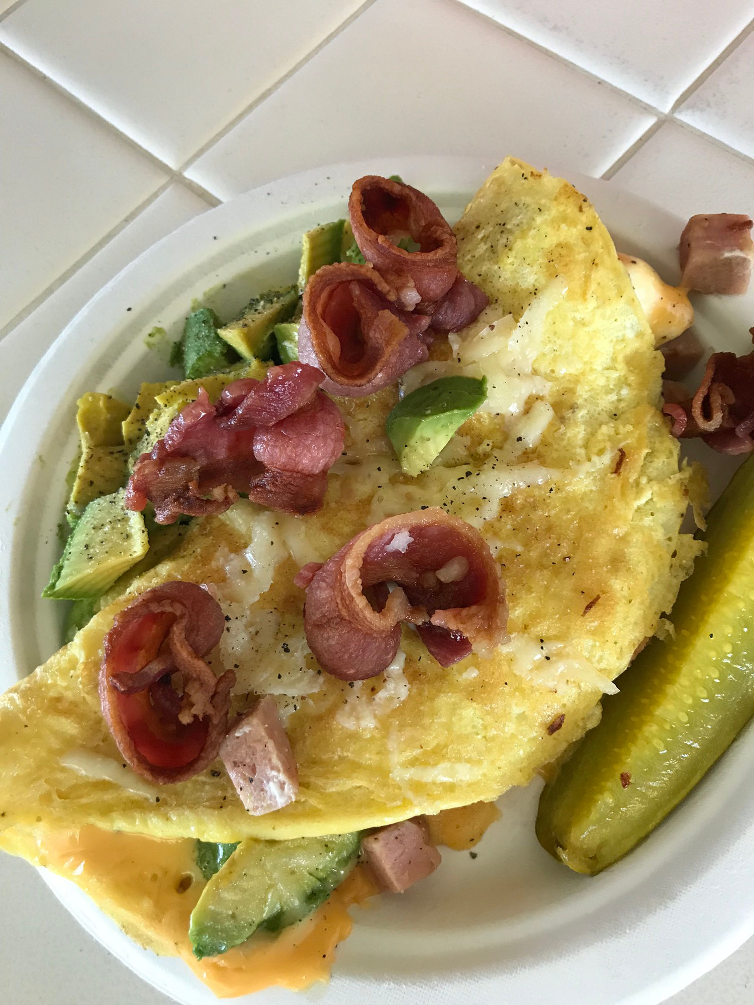 Bacon flower for Omelet Microwave Oven Bacon flower for Omelet