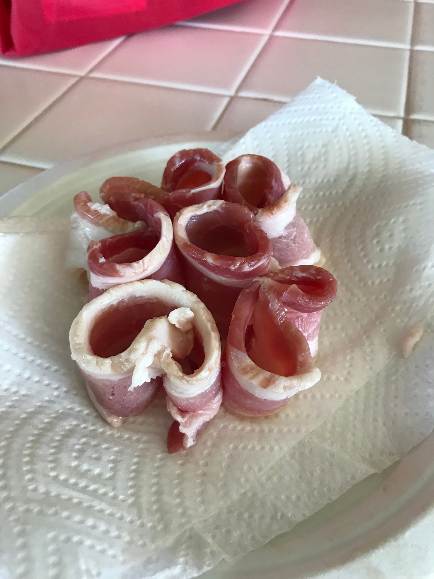 Bacon flower Microwave Oven Bacon flower