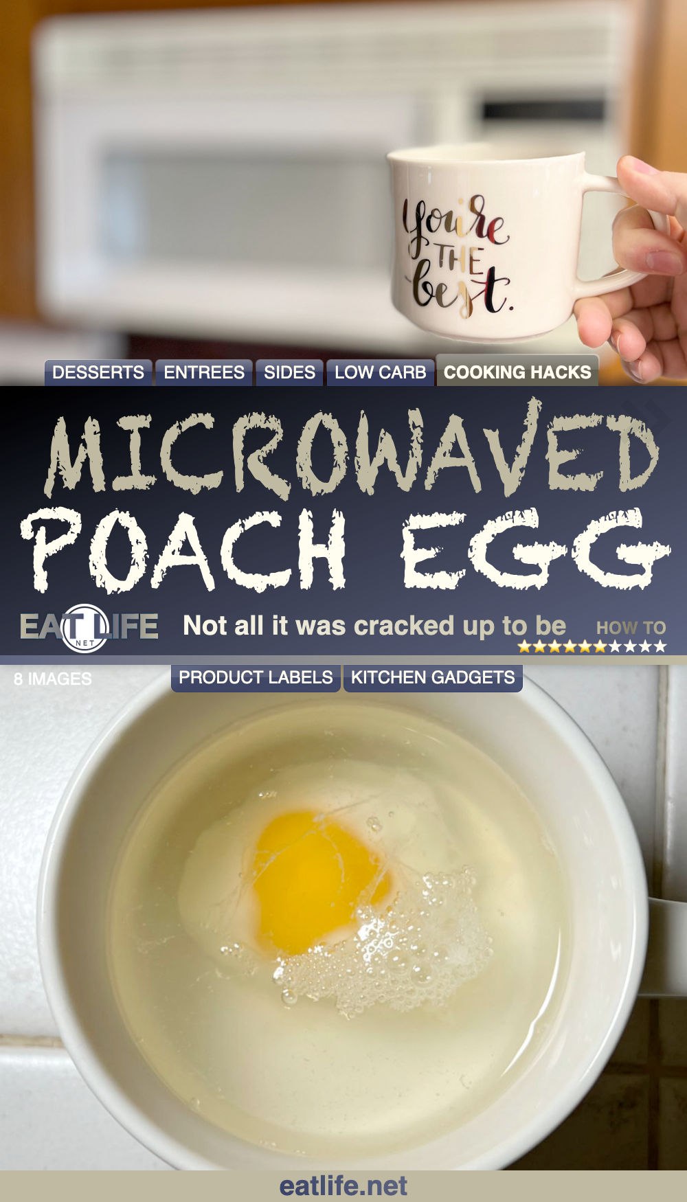 Poach Eggs in Microwave 