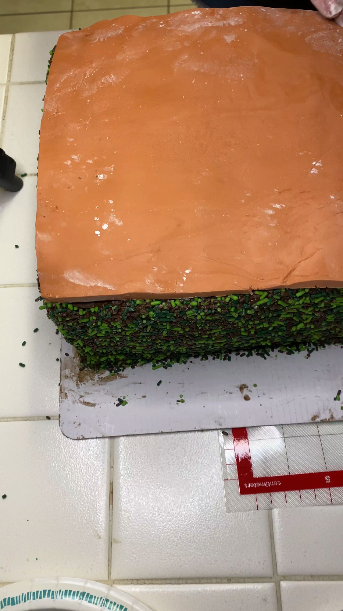 Fondant Minecraft Cake Fondant
