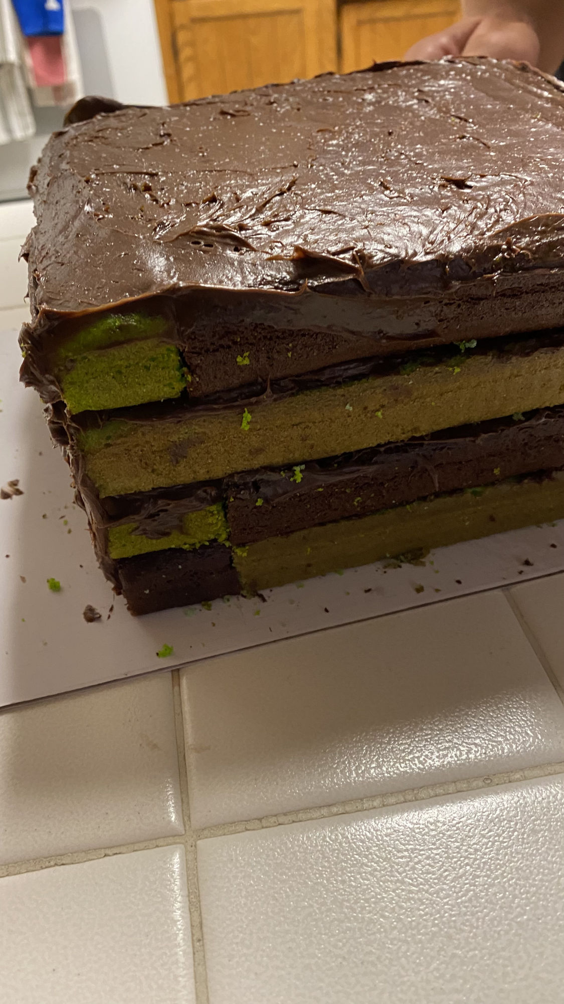 Minecraft Cake recipe step4