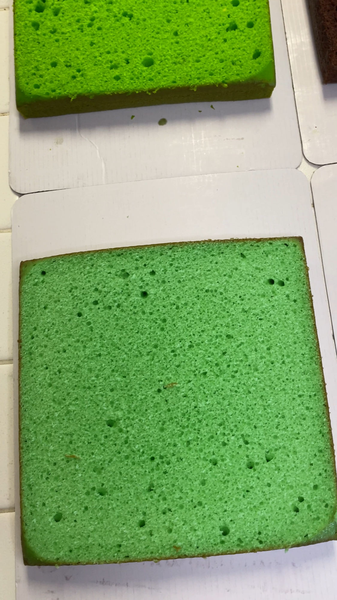 Minecraft Cake Green Layers