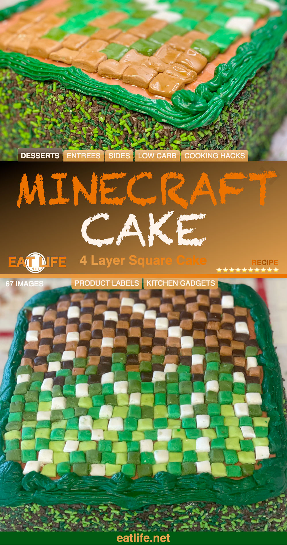Minecraft Cake