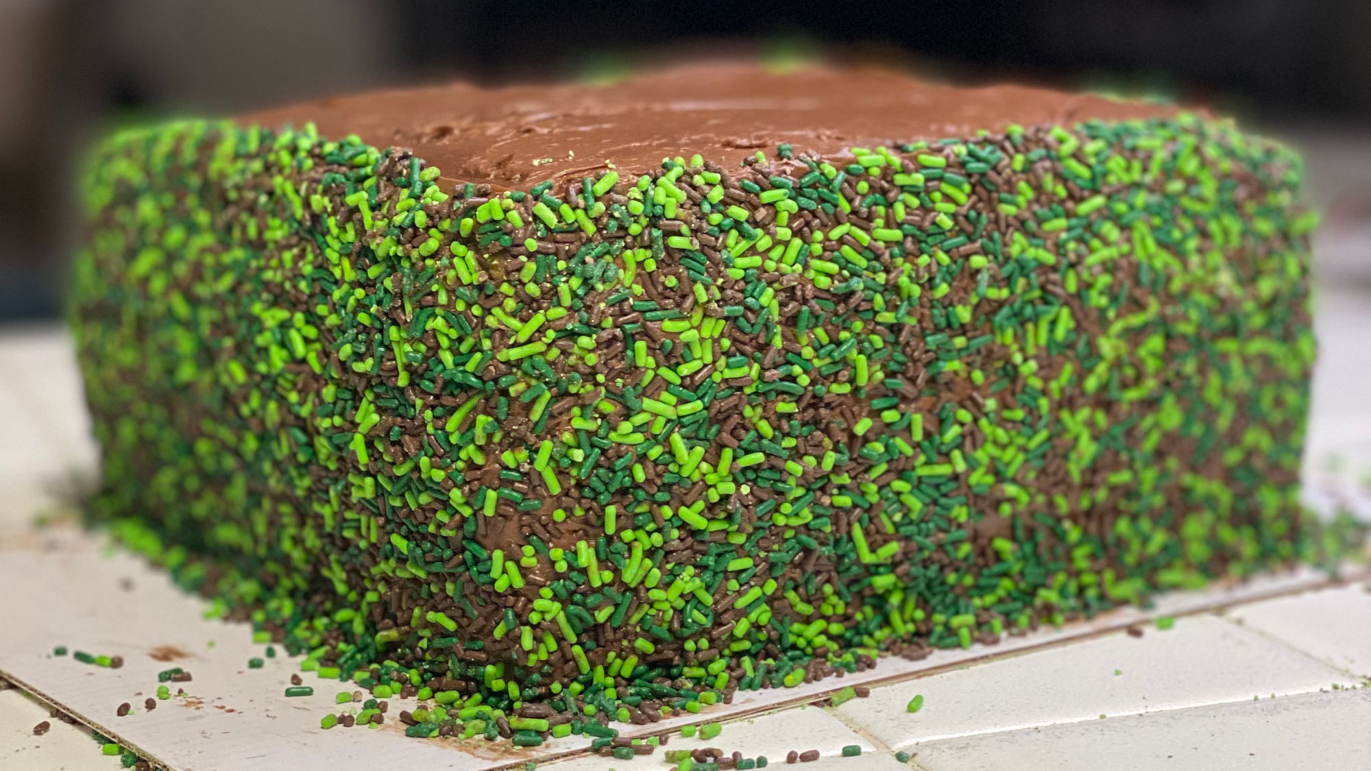 Minecraft Cake Sprinkles
