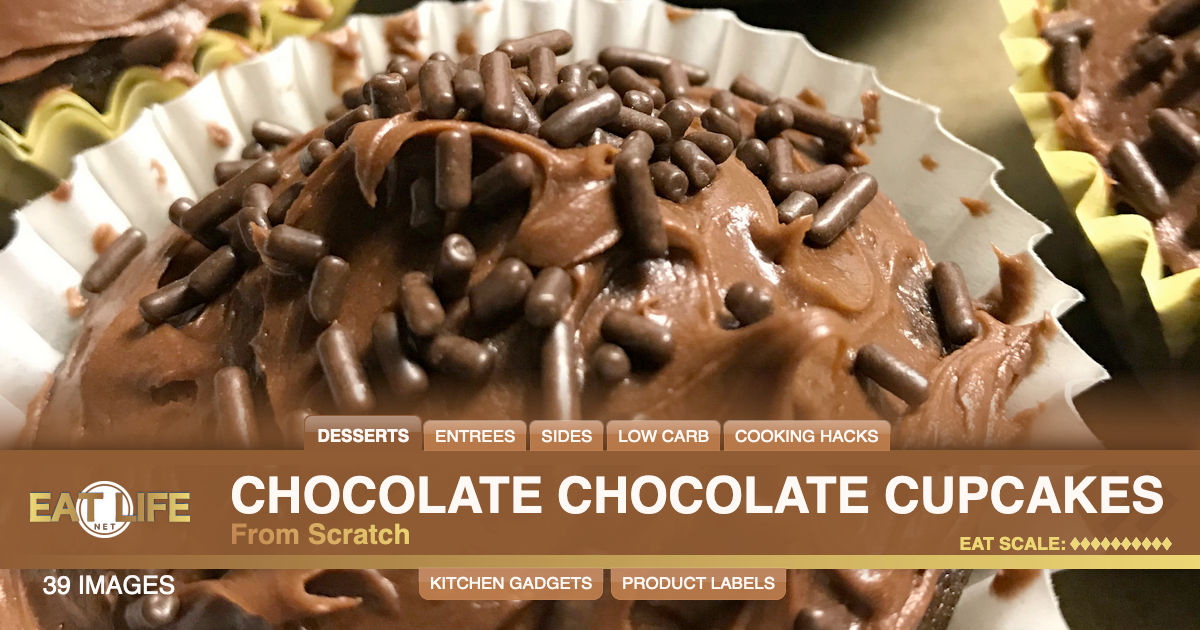 Chocolate Chocolate Cupcakes
