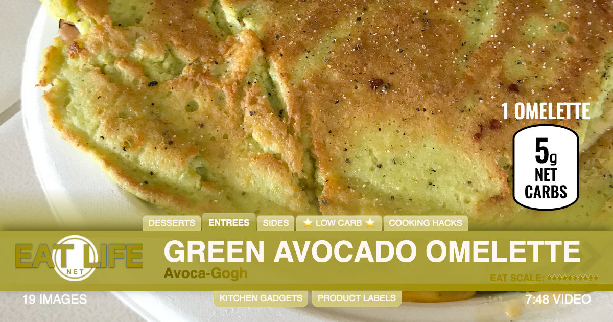 Green Avocado Omelette