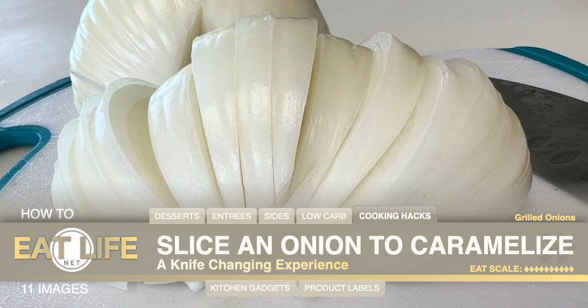 Slice an Onion to Caramelize