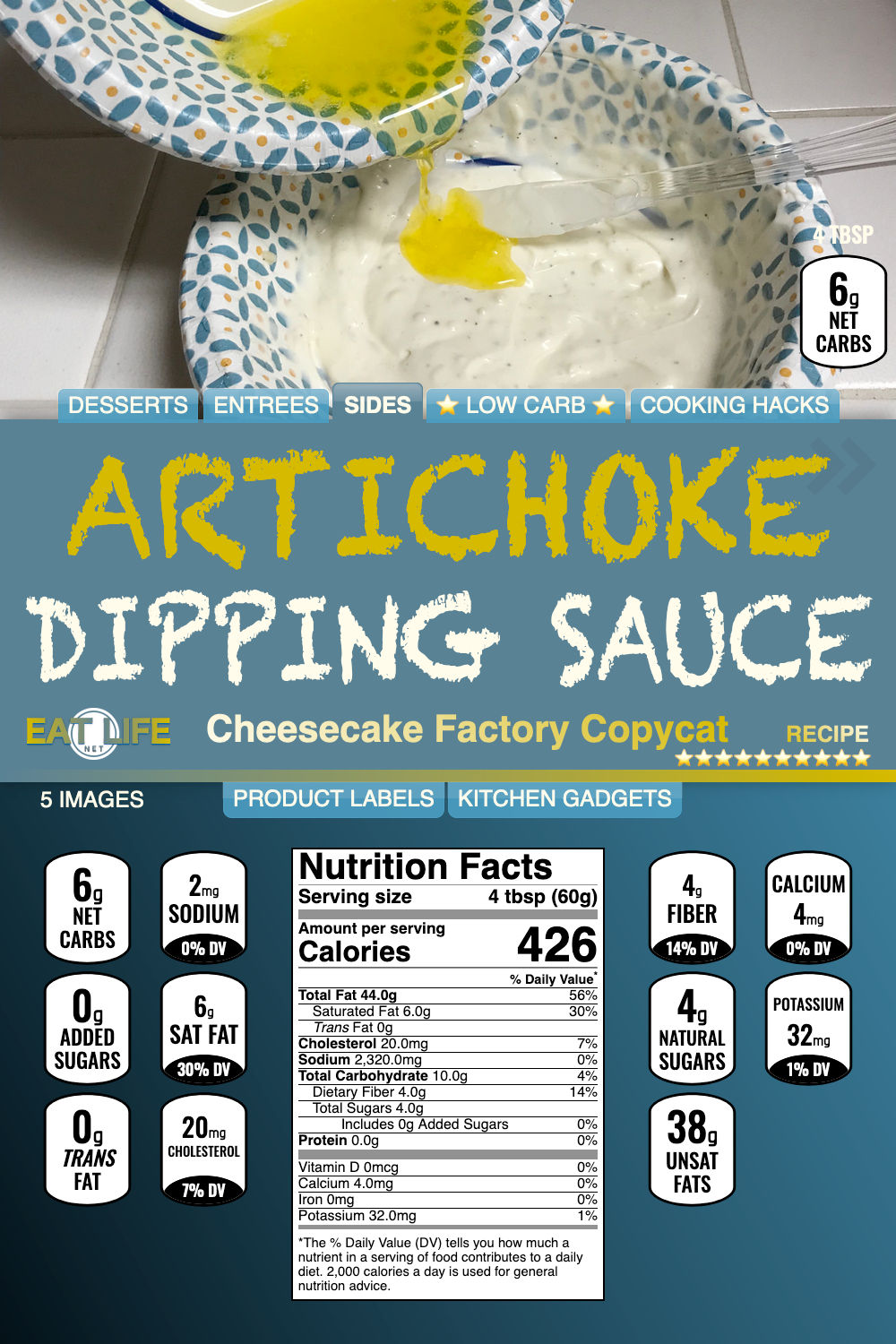 Artichoke Dipping Sauce