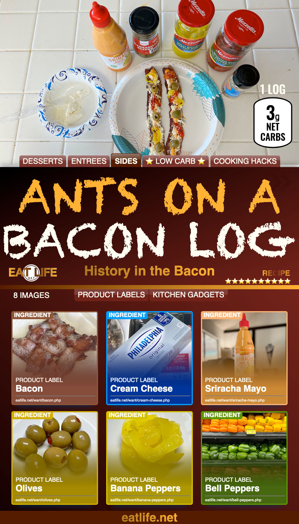 Ants on a Bacon Log 