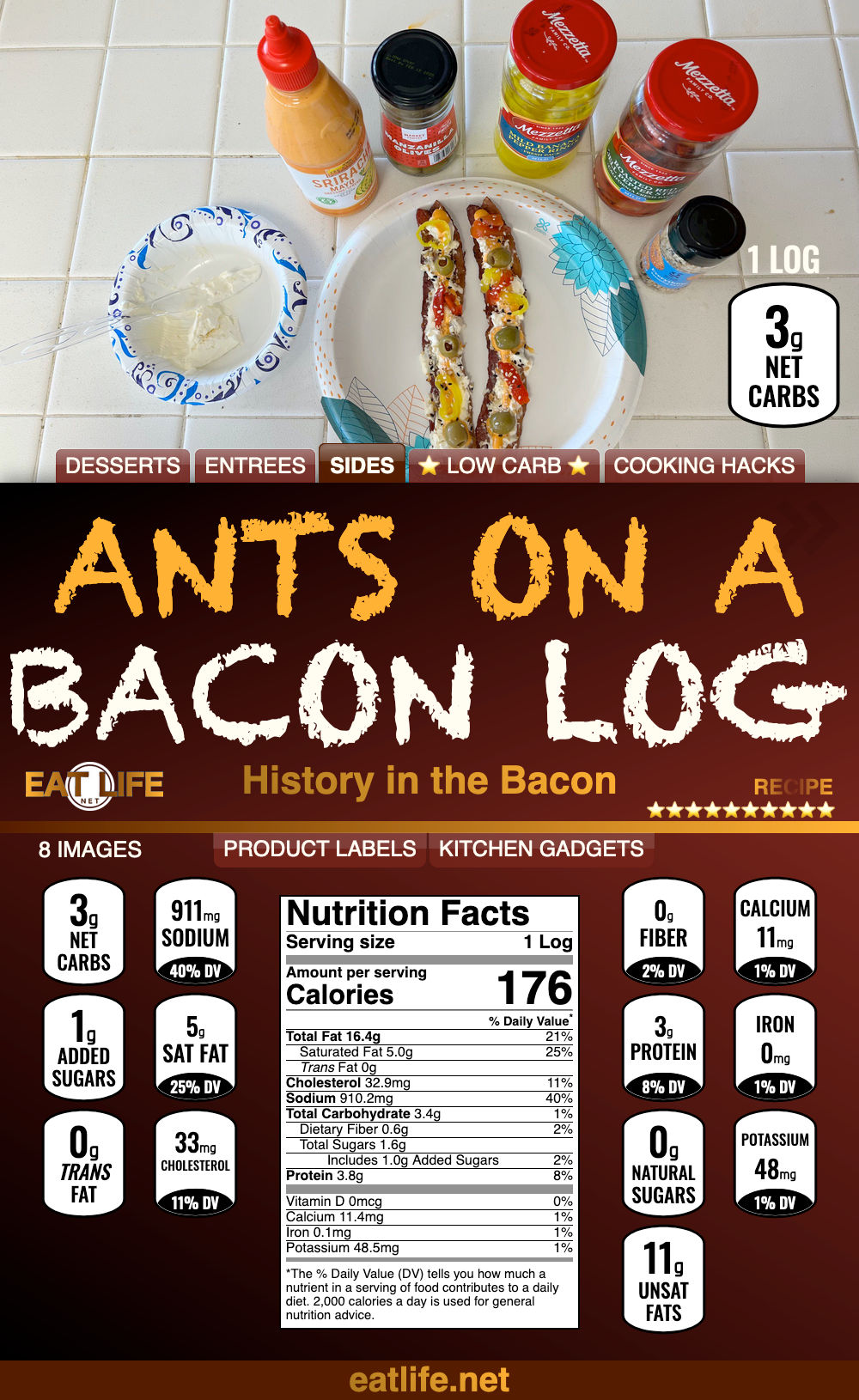 Ants on a Bacon Log 
