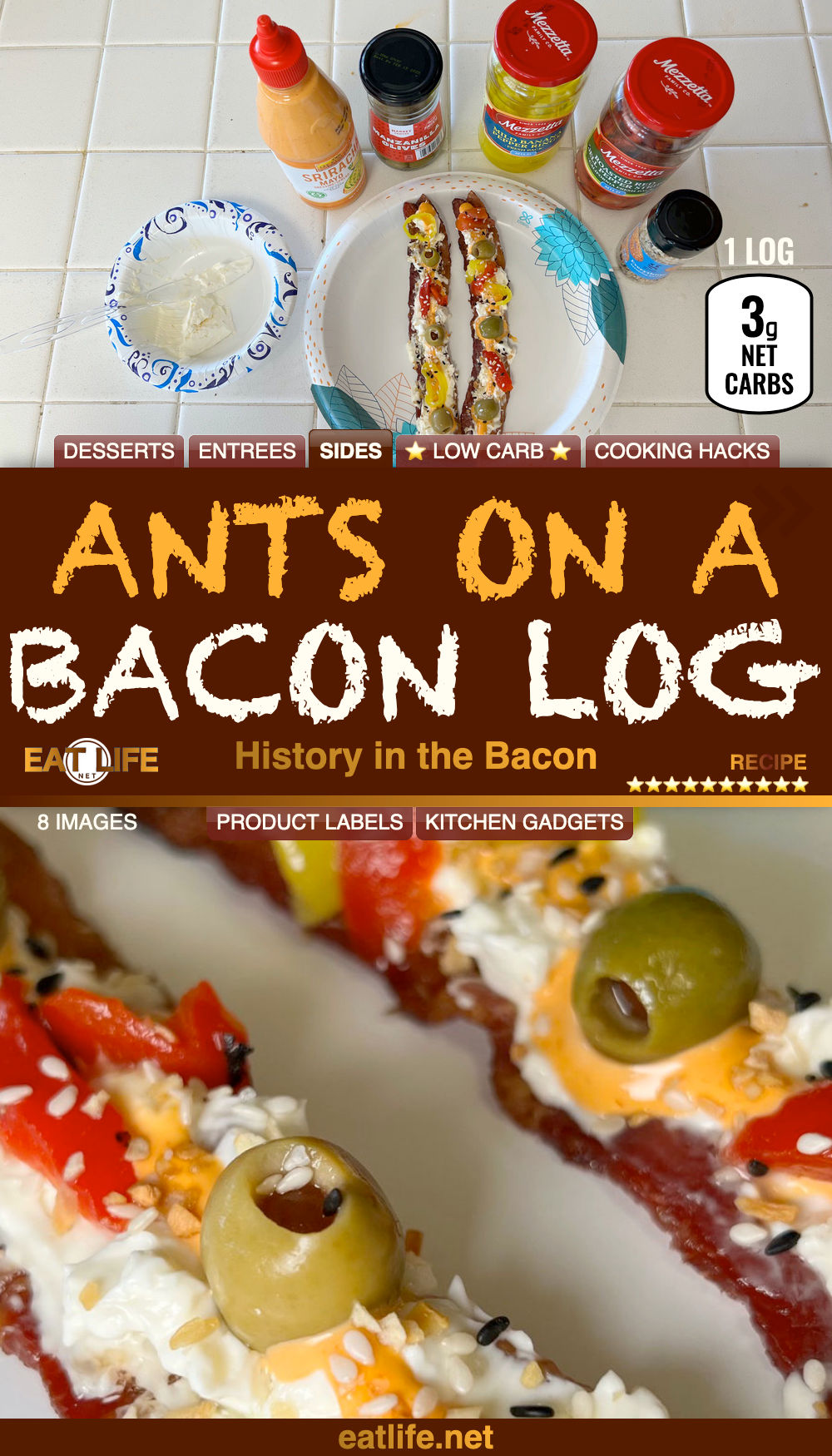 Ants on a Bacon Log 