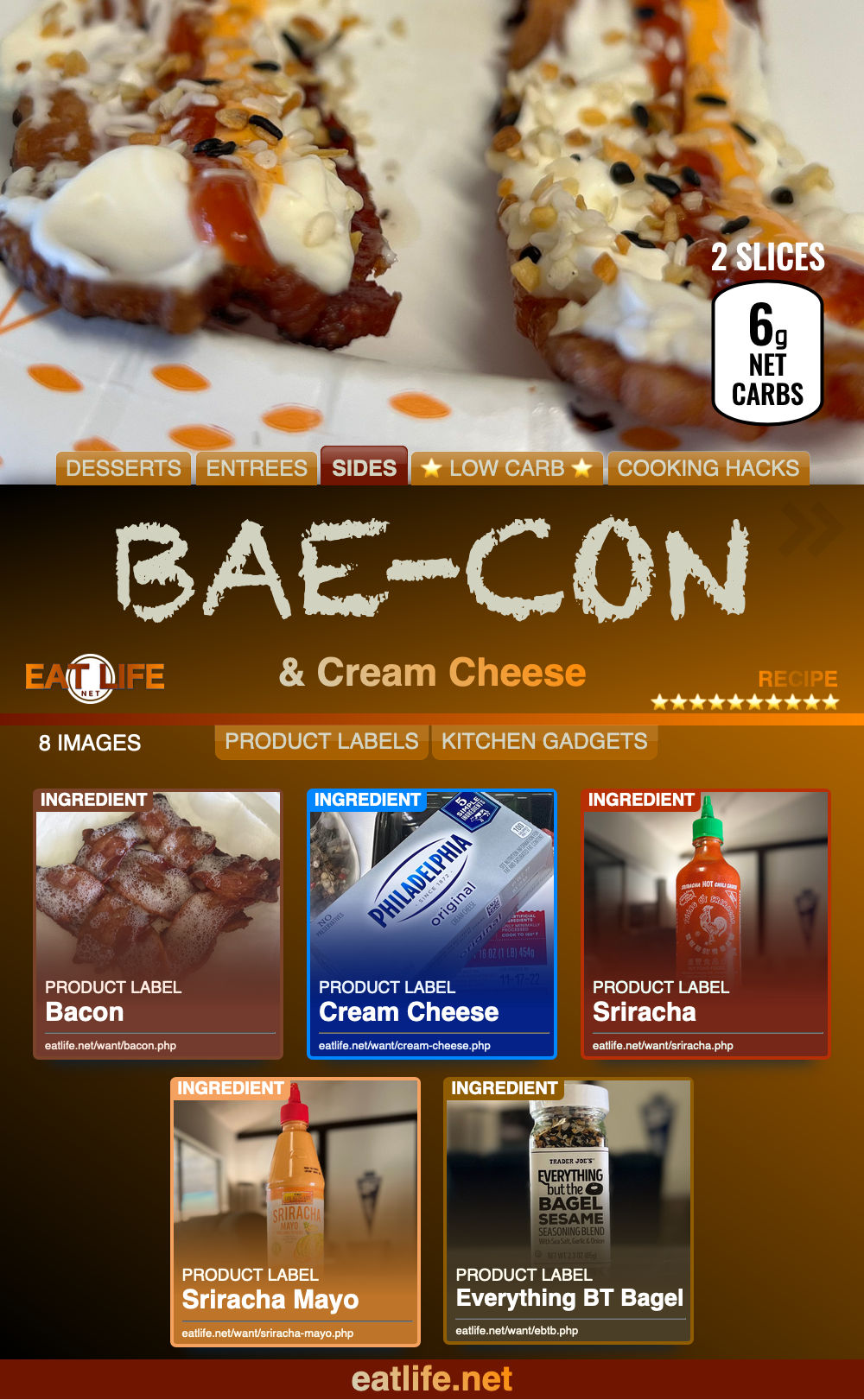 BAE-con and Cream Cheese