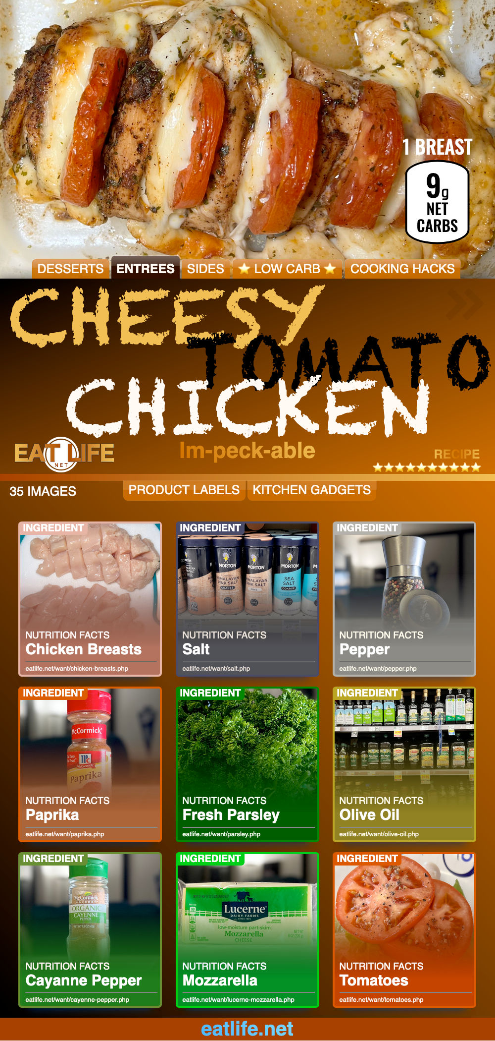 Cheesy Tomato Chicken