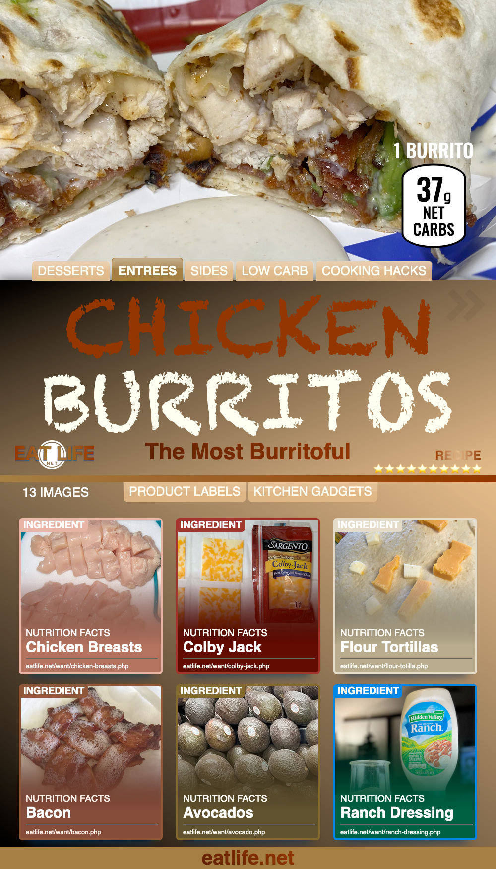 Chicken Burritos