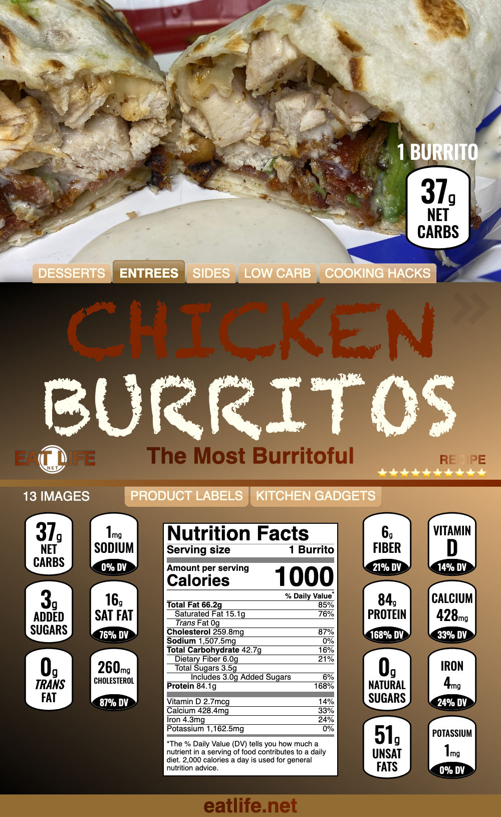 Chicken Burritos