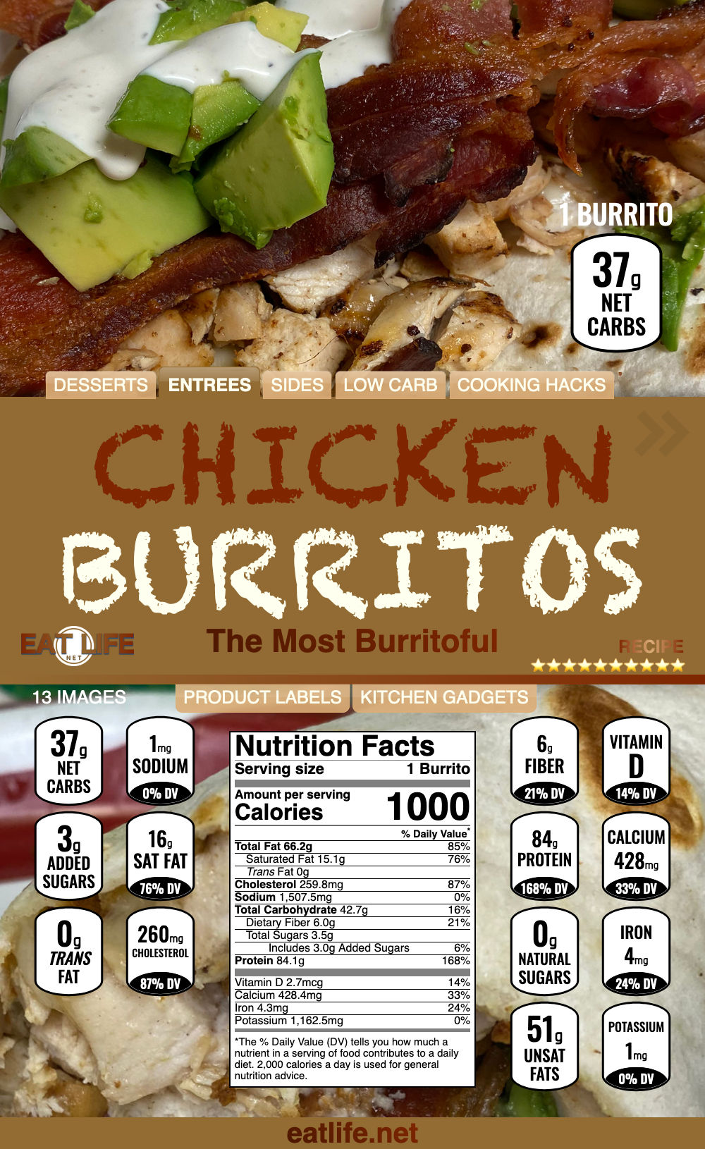 Chicken Burritos