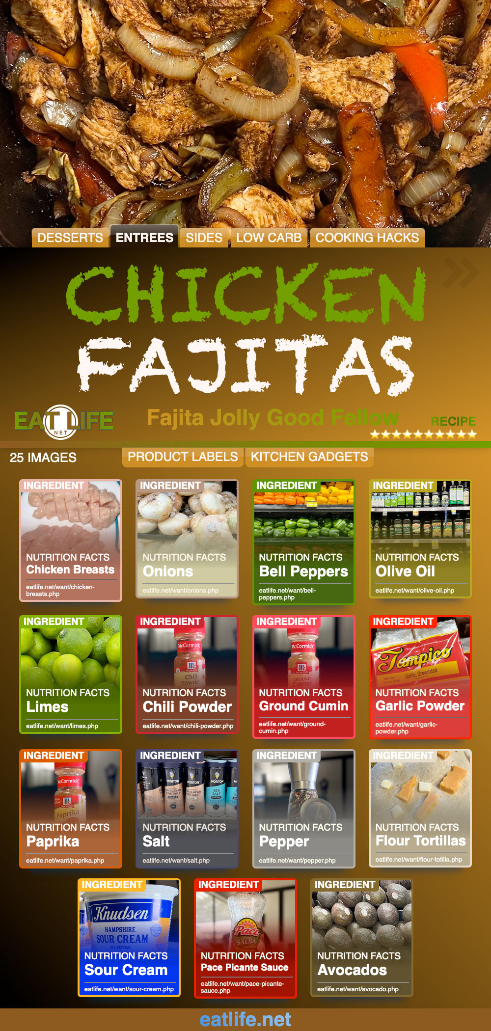 Chicken Fajitas
