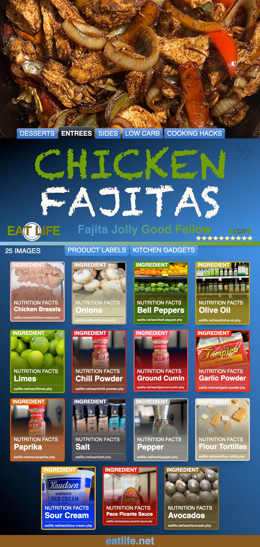 Chicken Fajitas