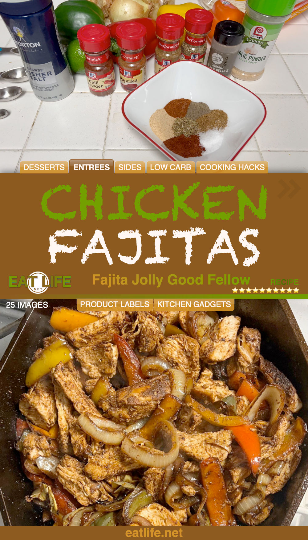 Chicken Fajitas