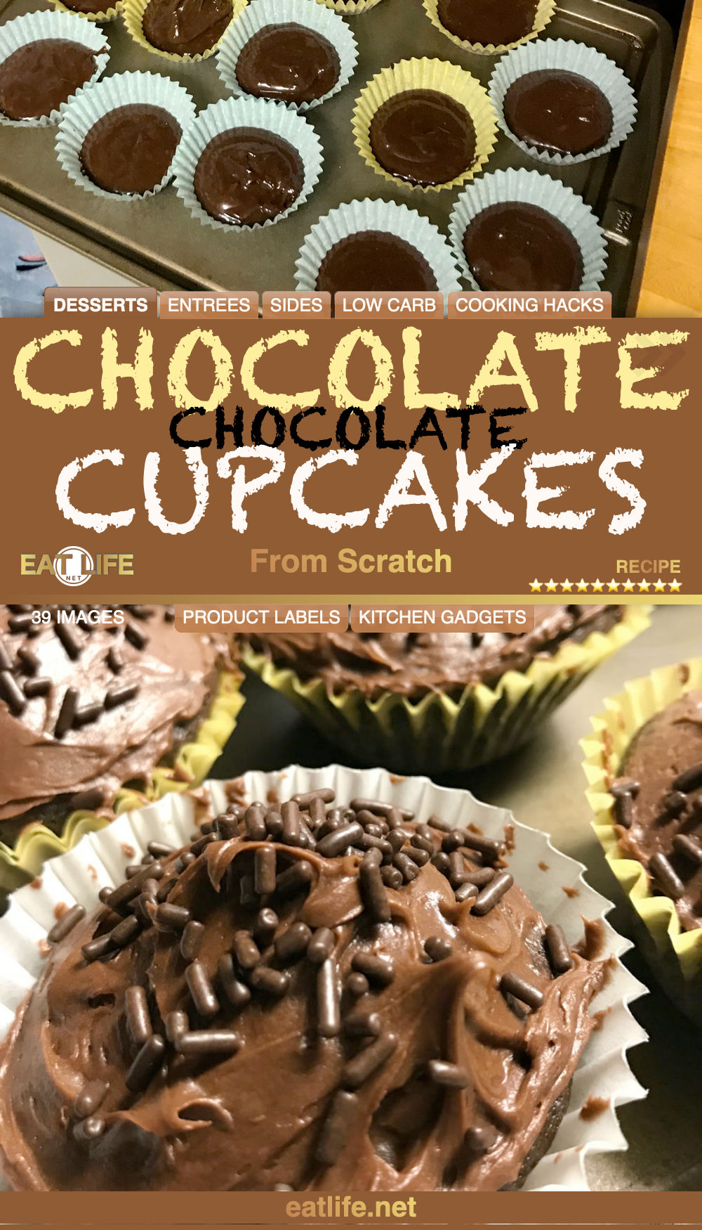 Chocolate Chocolate Cupcakes