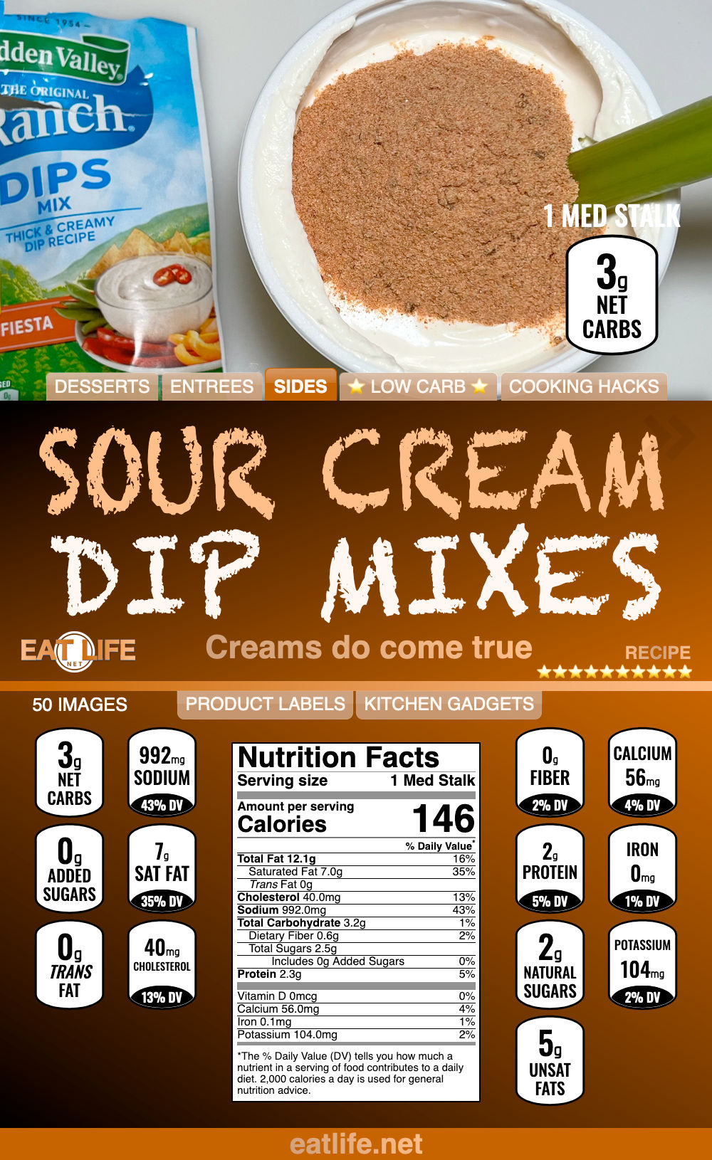 Sour Cream Dip Mixes
