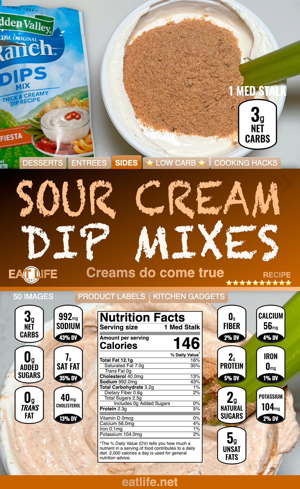 Sour Cream Dip Mixes