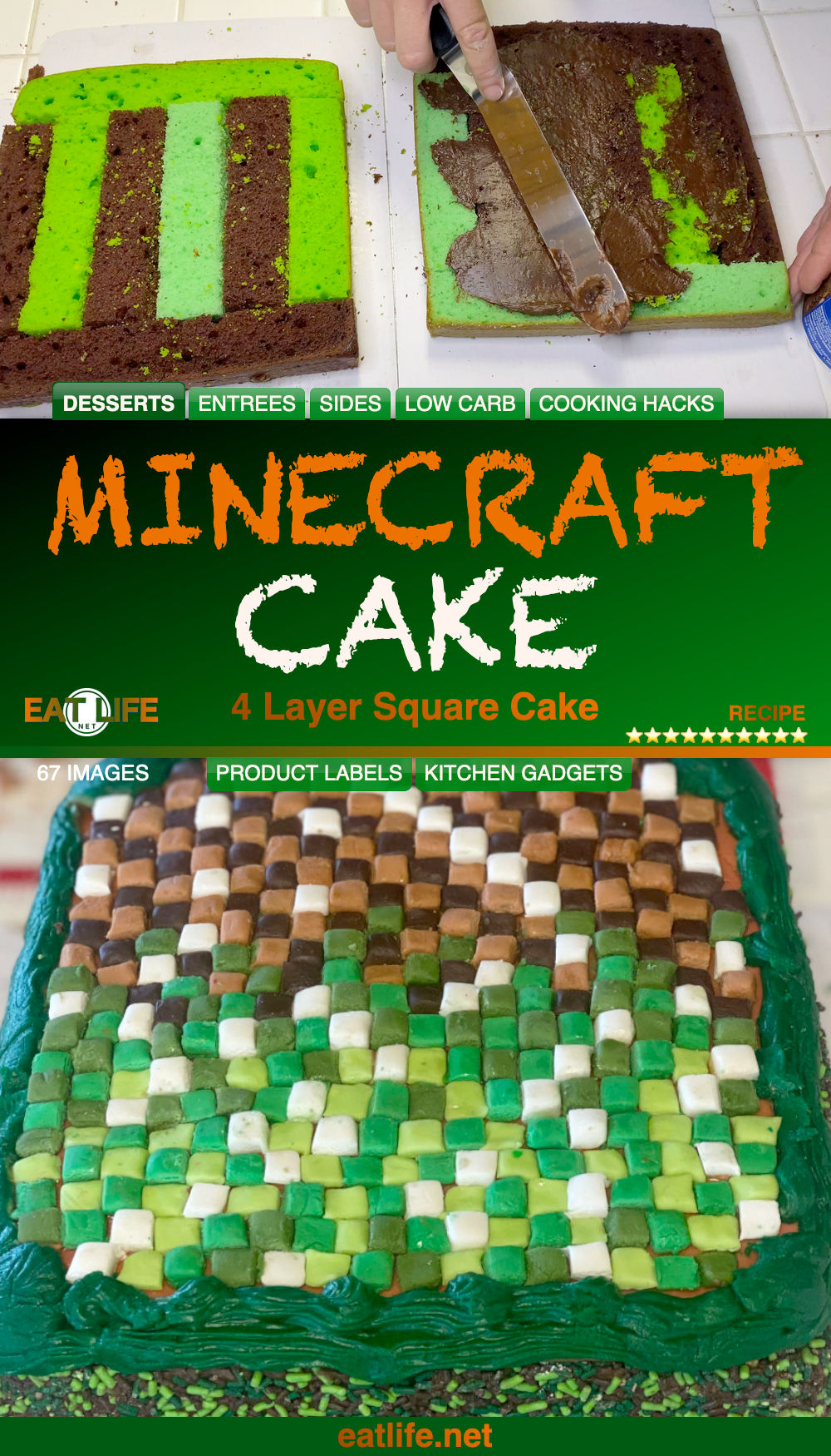 Minecraft Cake