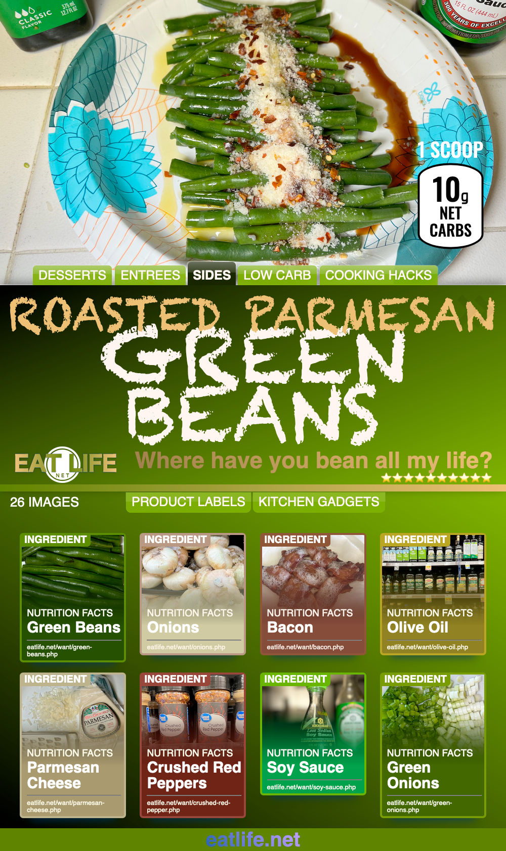 Roasted Parmesan Green Beans