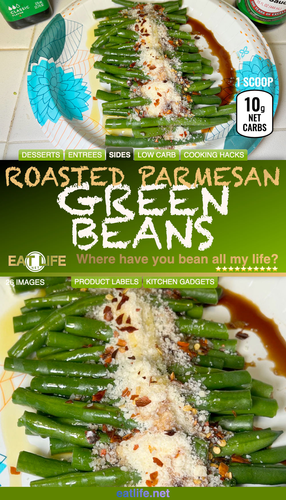 Roasted Parmesan Green Beans