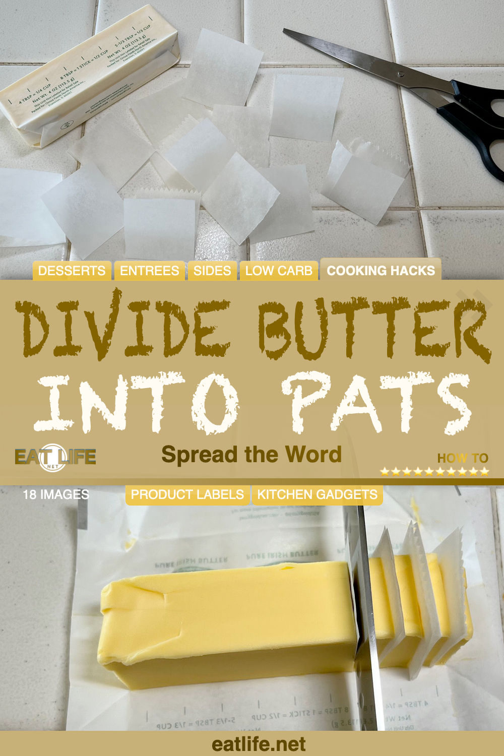 Divide Butter into Pats