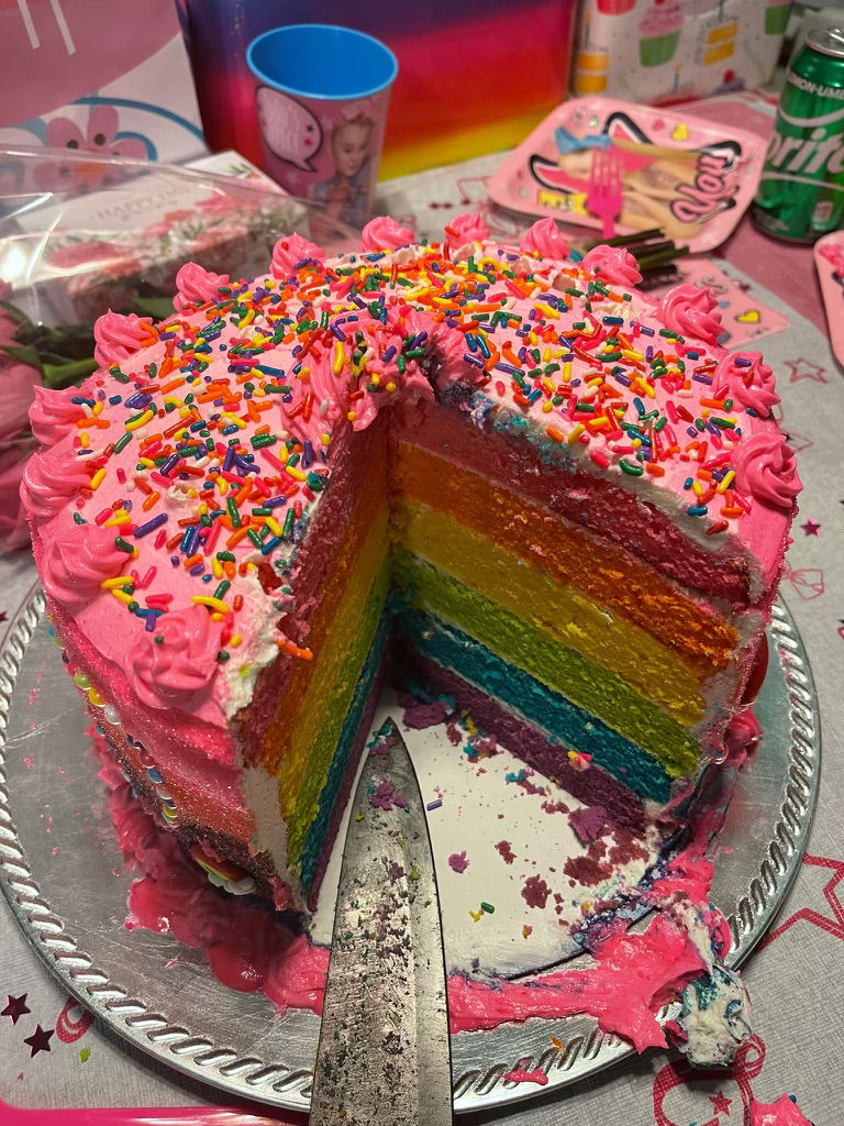 Rainbow Cake recipe step9