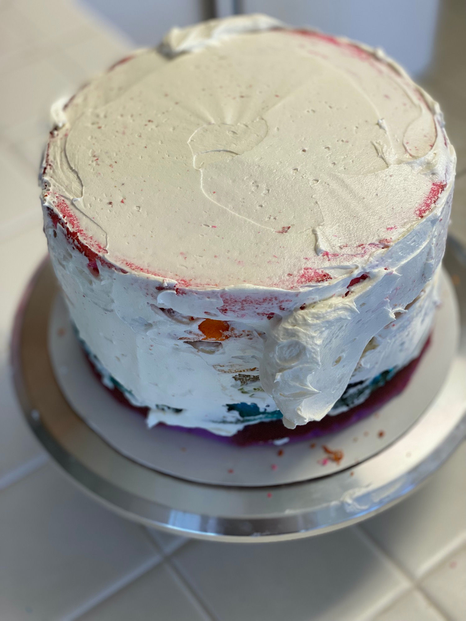 Rainbow Cake recipe step4