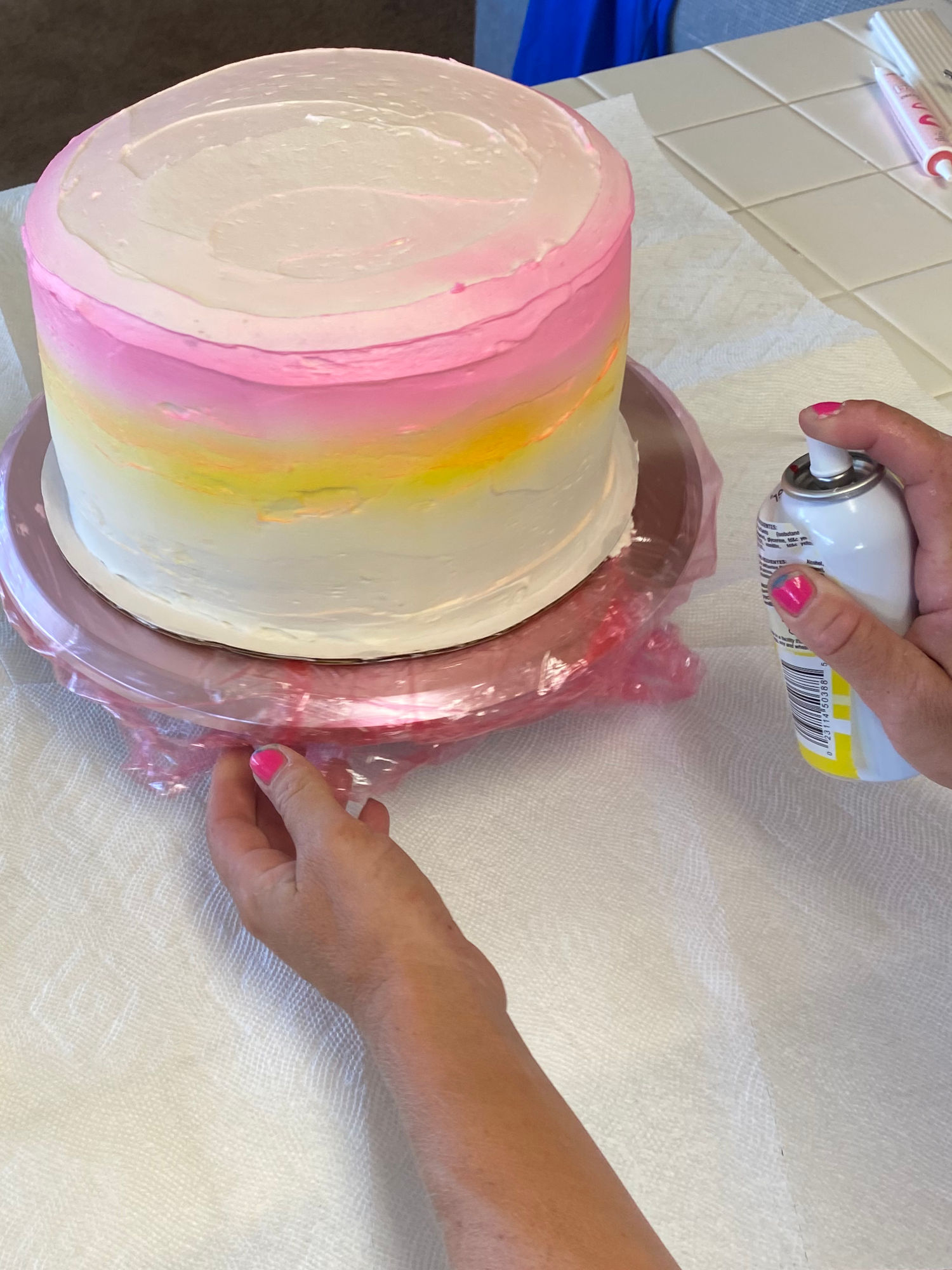 Rainbow Cake Yellow Color Mist