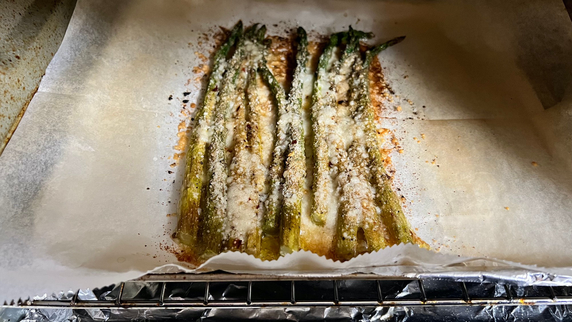 Roasted Asparagus Done