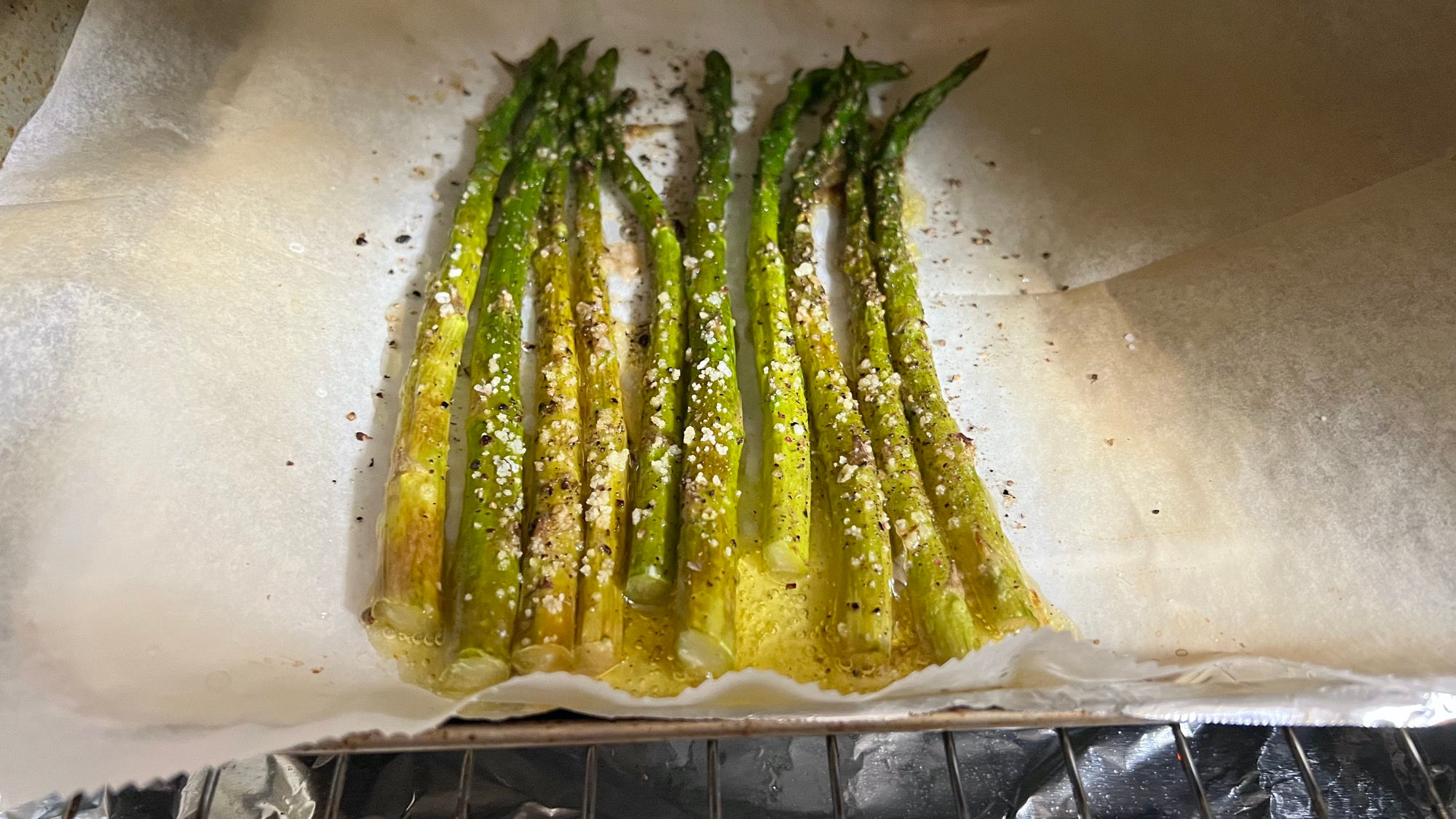 Roasted Asparagus Toaster Oven