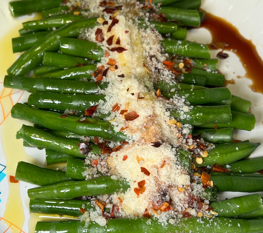 Roasted Parmesan Green Beans