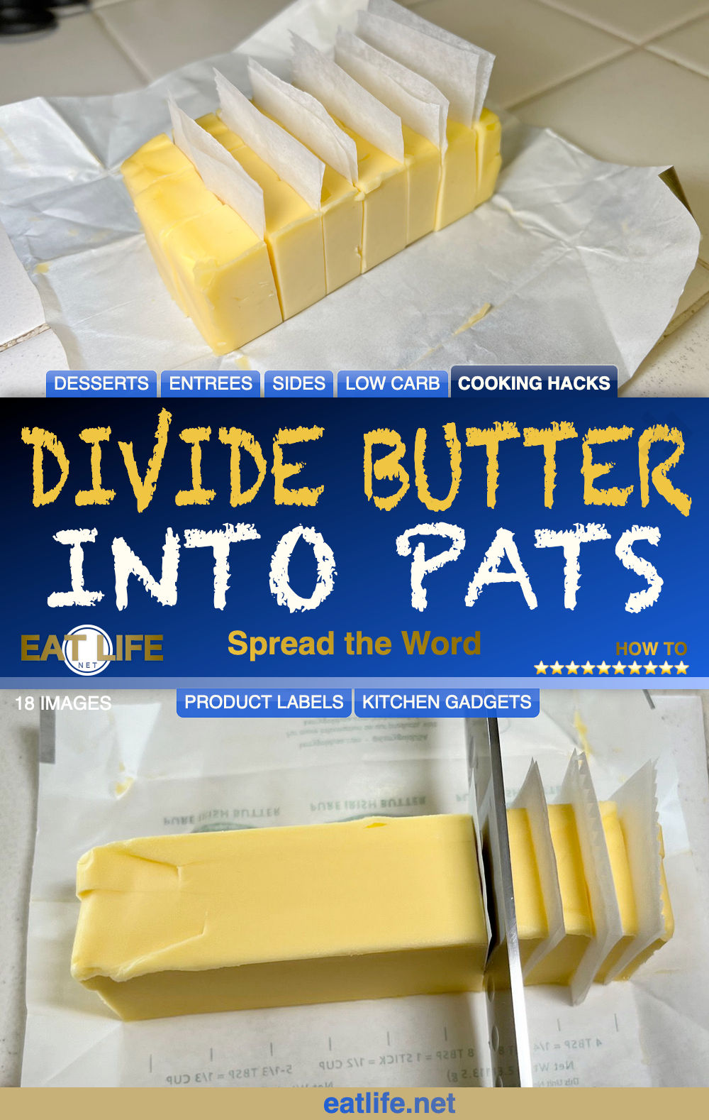 Divide Butter into Pats