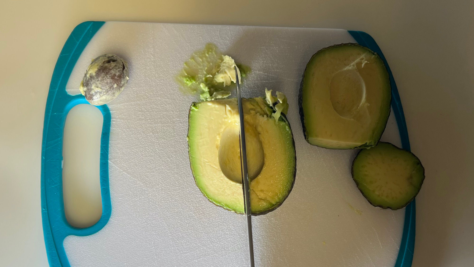 Half Again Slice an Avocado Half Again