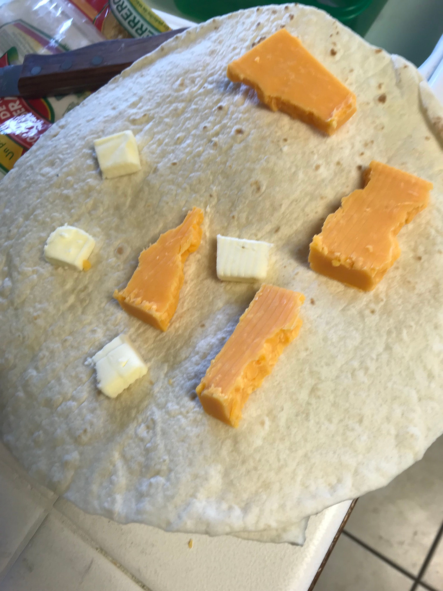 Tri-tip Scalloped Potatoes Burrito Microwave Tortilla and Cheese