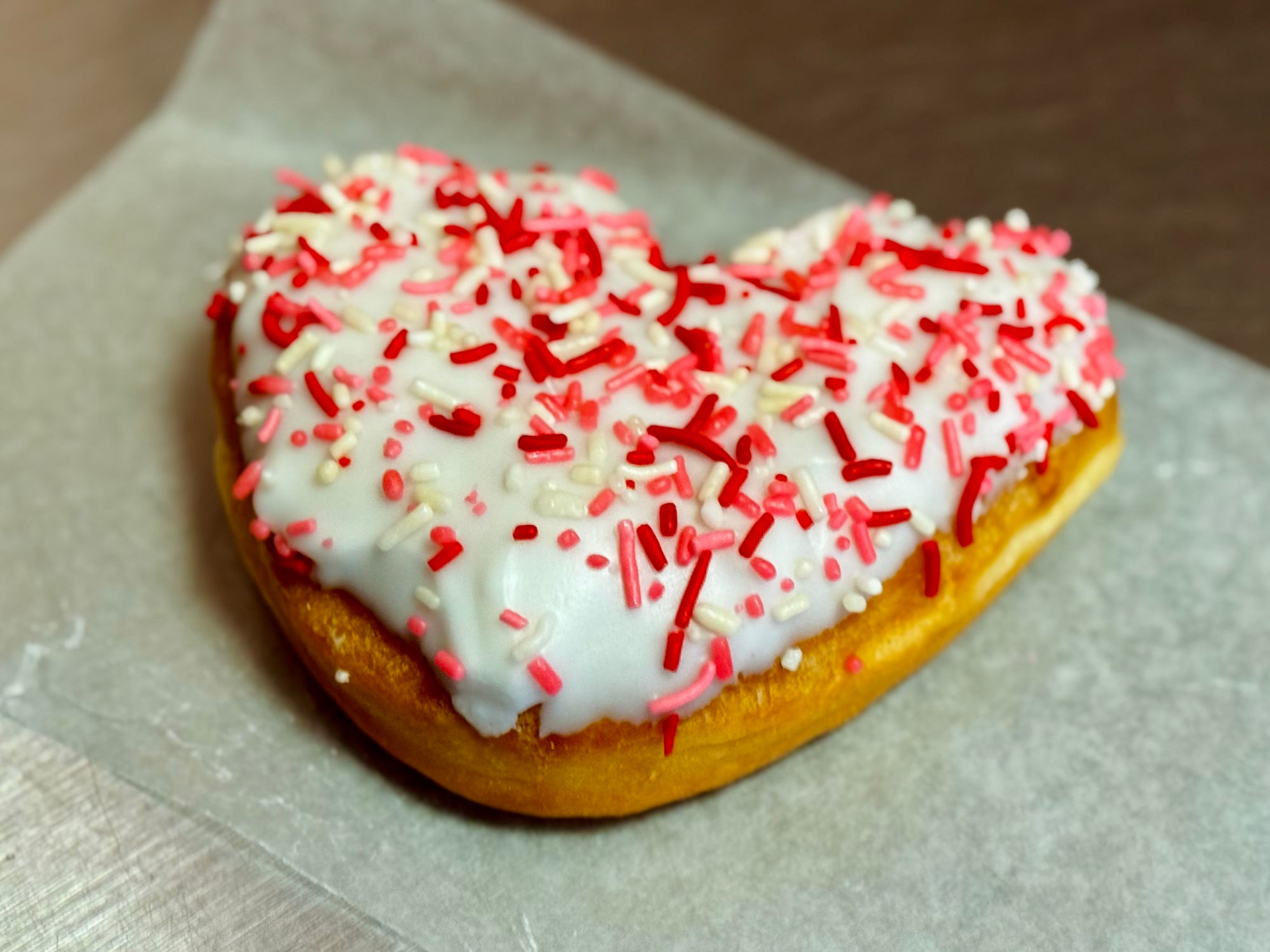 7-Eleven Heart Shaped Donut