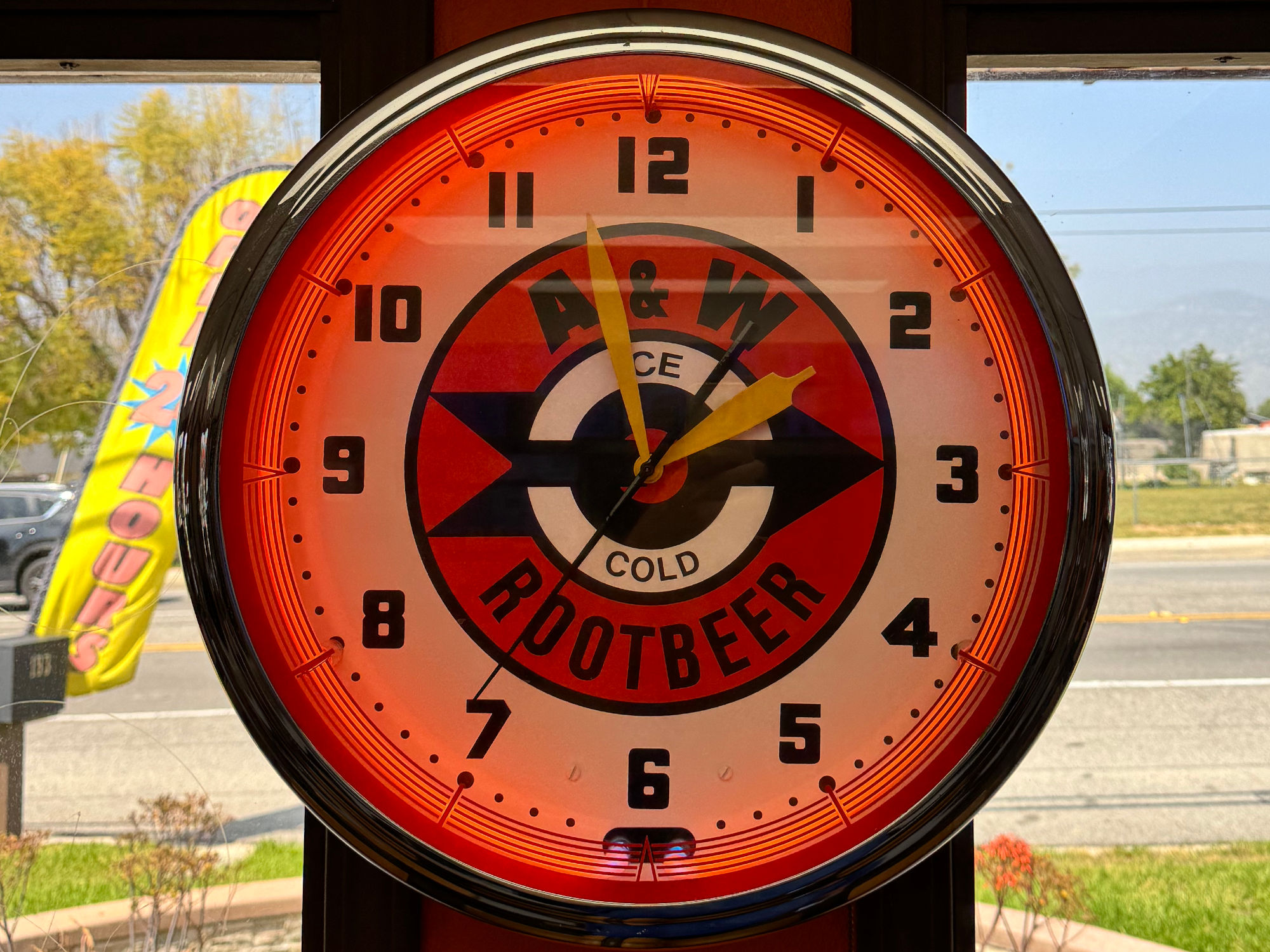 A&W Clock